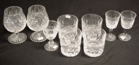 Six Waterford Crystal glasses