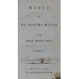 Fichte, Johann Gottlieb: Reden an die deutsche Nation