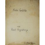 Hagelstange, Rudolf: Gedicht-Manuskript