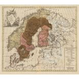 Homann, Johann Baptist: Map of the Kingdoms of Sweden and Norway
