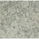 Lohrmann, Wilhelm Gotthelf: Mondkarte in 25 Sektionen