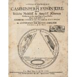 Leibniz, Gottfried Wilhelm: Sammelband mit 4 Frühschriften und 4 Gelegenheitsdrucken