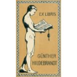 Feder-Exlibris: Konvolut von 199, teils auf Karton montierte, teils farb...