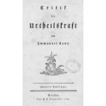 Kant, Immanuel: Critik der Urtheilskraft