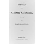 Claudian: Dichtungen, übersetzt von Georg Freiherr von Wedekind