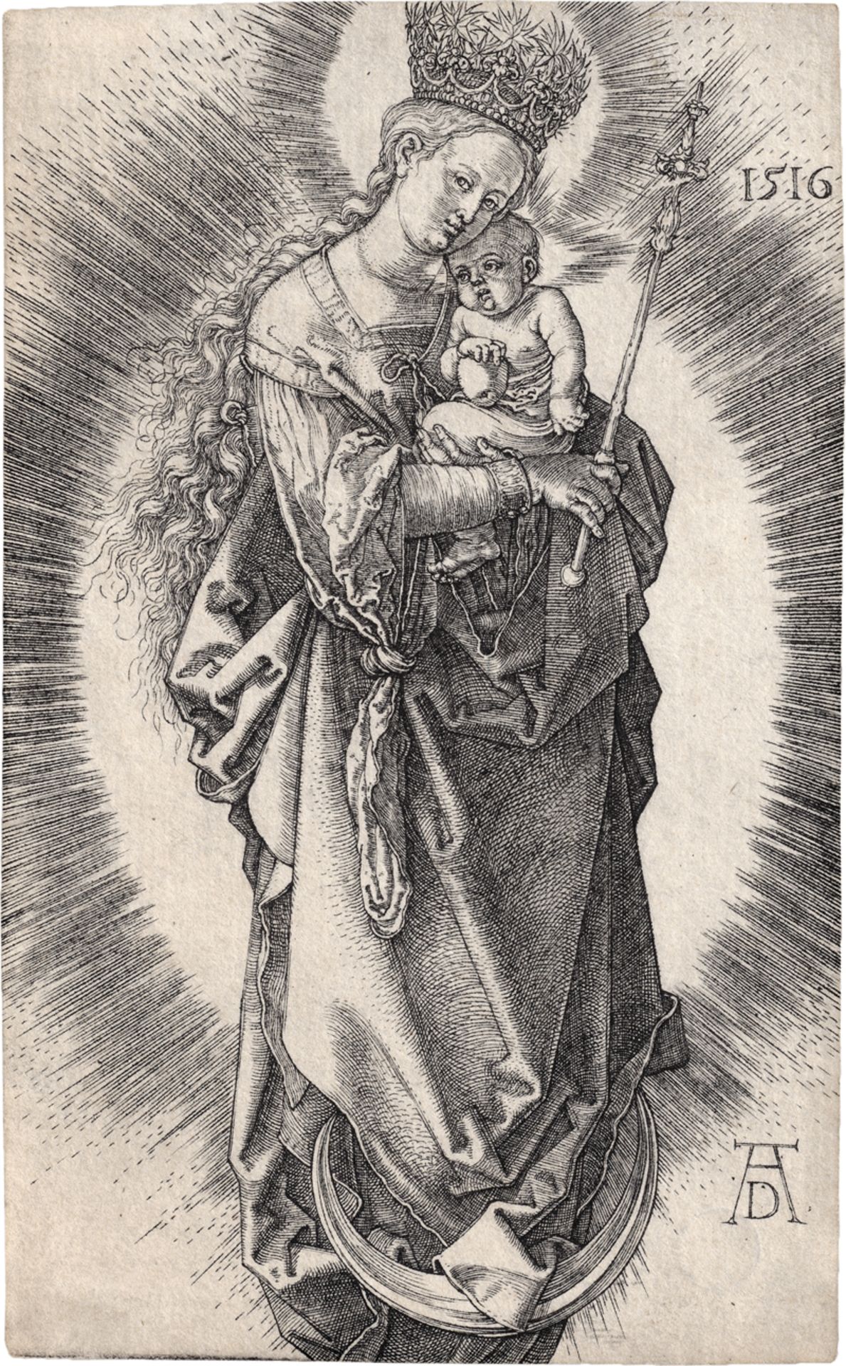 Dürer, Albrecht: Maria mit Zepter und Sternenkrone