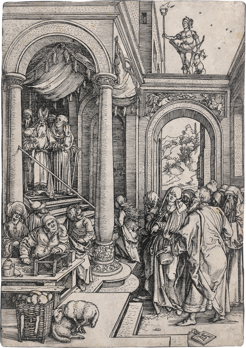 Dürer, Albrecht: Mariens Tempelgang