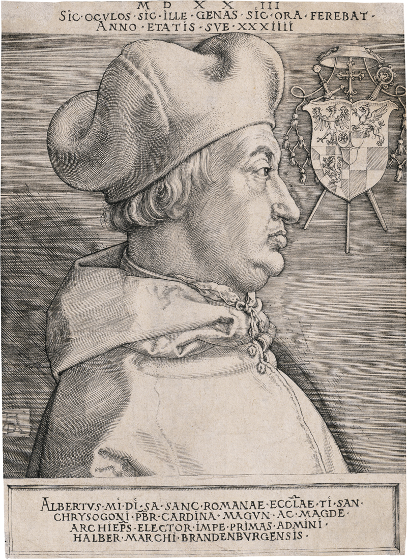 Dürer, Albrecht: Kardinal Albrecht von Brandenburg, Bischof von Mainz