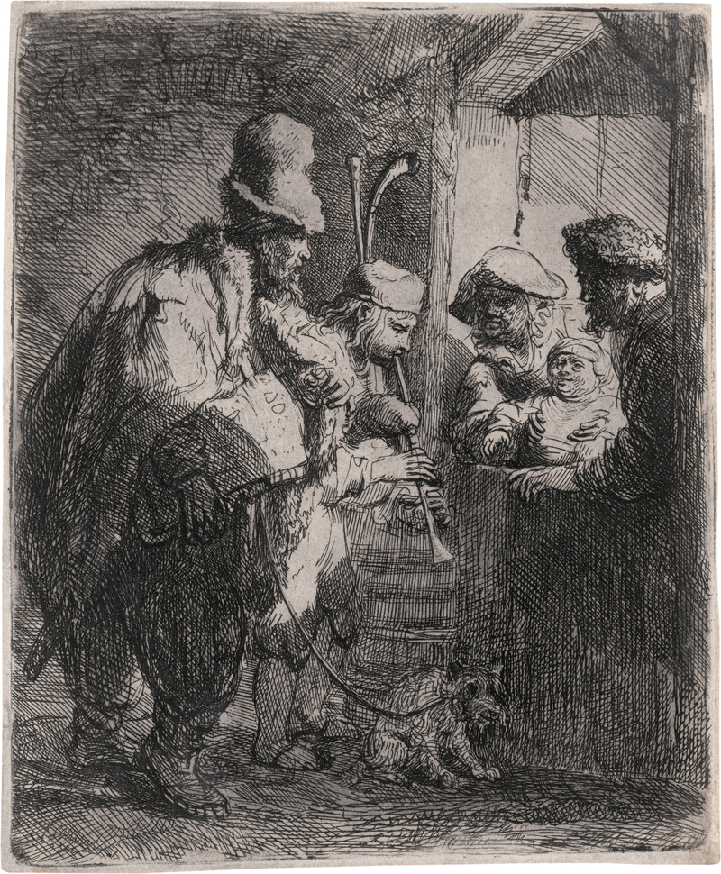 Rembrandt Harmensz. van Rijn: Die wandernden Musikanten