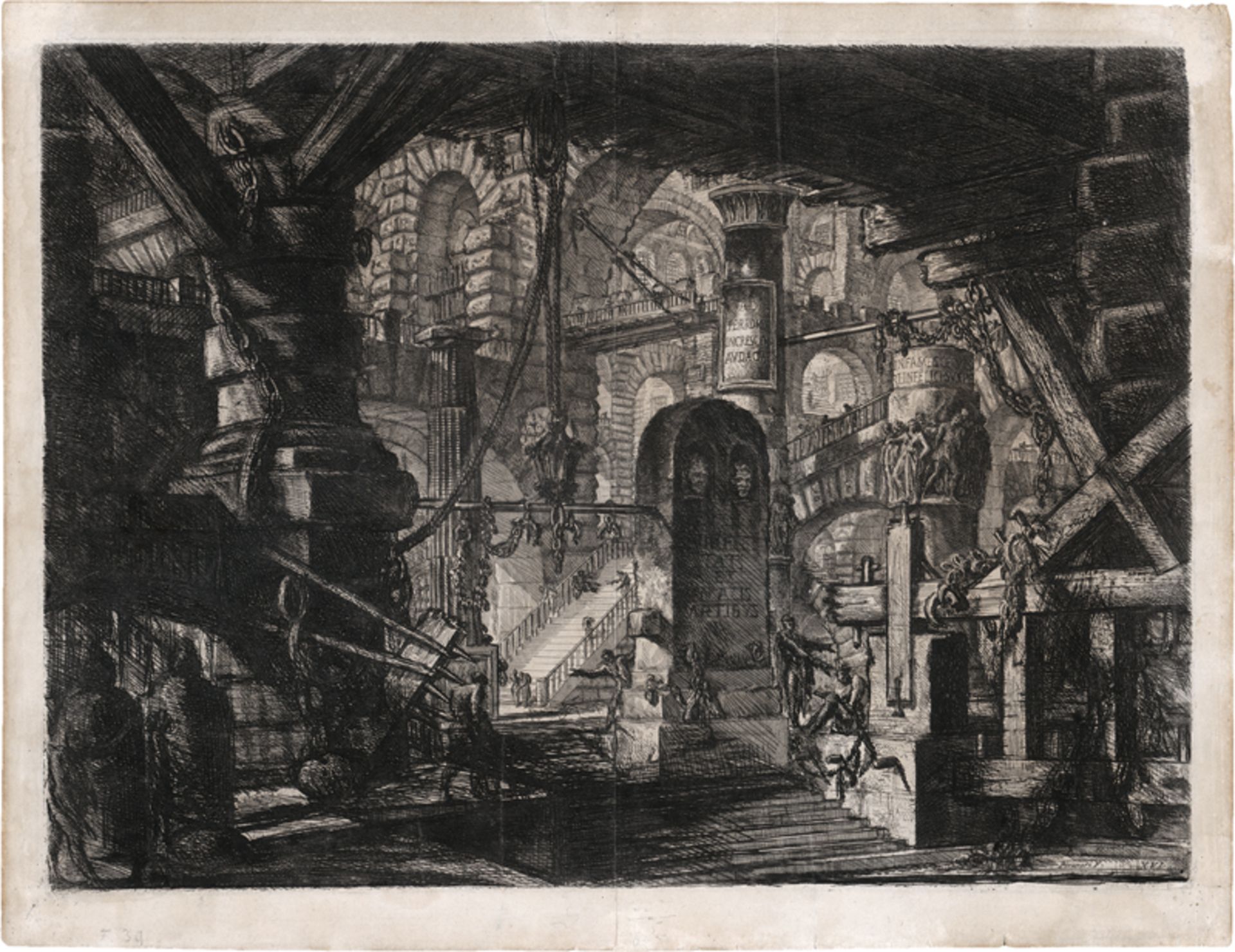 Piranesi, Giovanni Battista: Der Pfeiler mit den Ketten