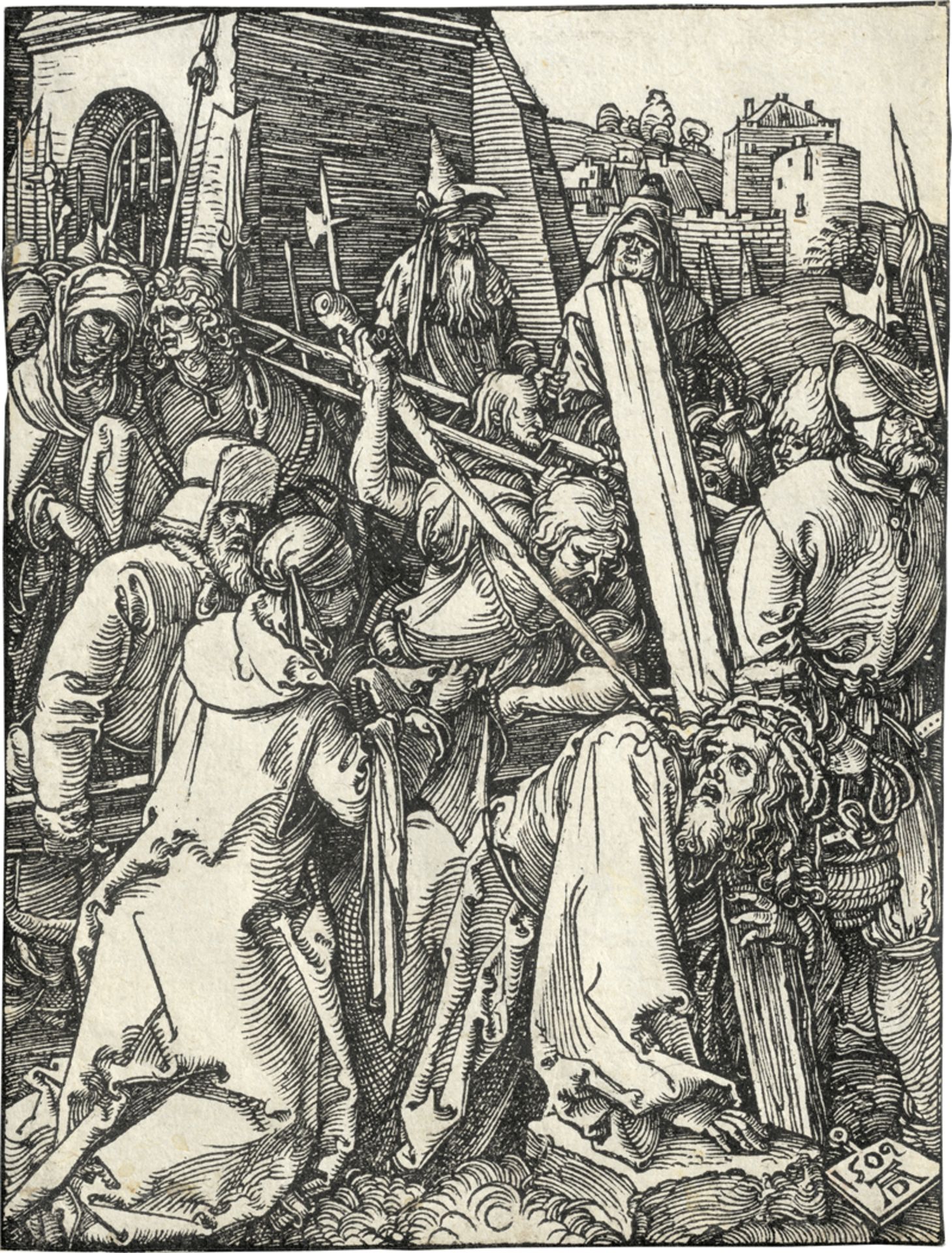 Dürer, Albrecht: Die Kreuztragung; Christus am Kreuz