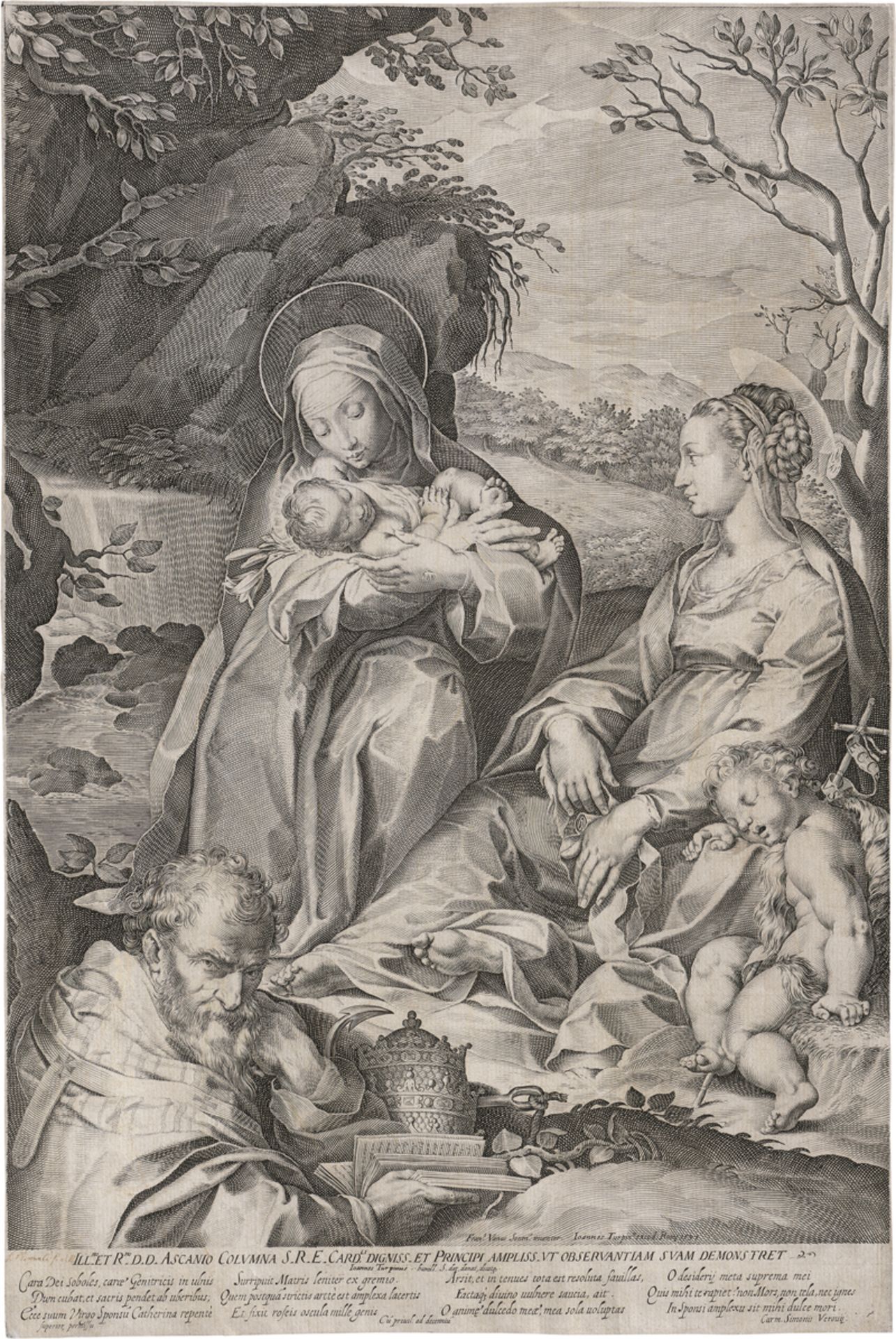 Thomassin, Philippe: Maria mit Kind, der hl. Elisabeth und dem Johannesknaben