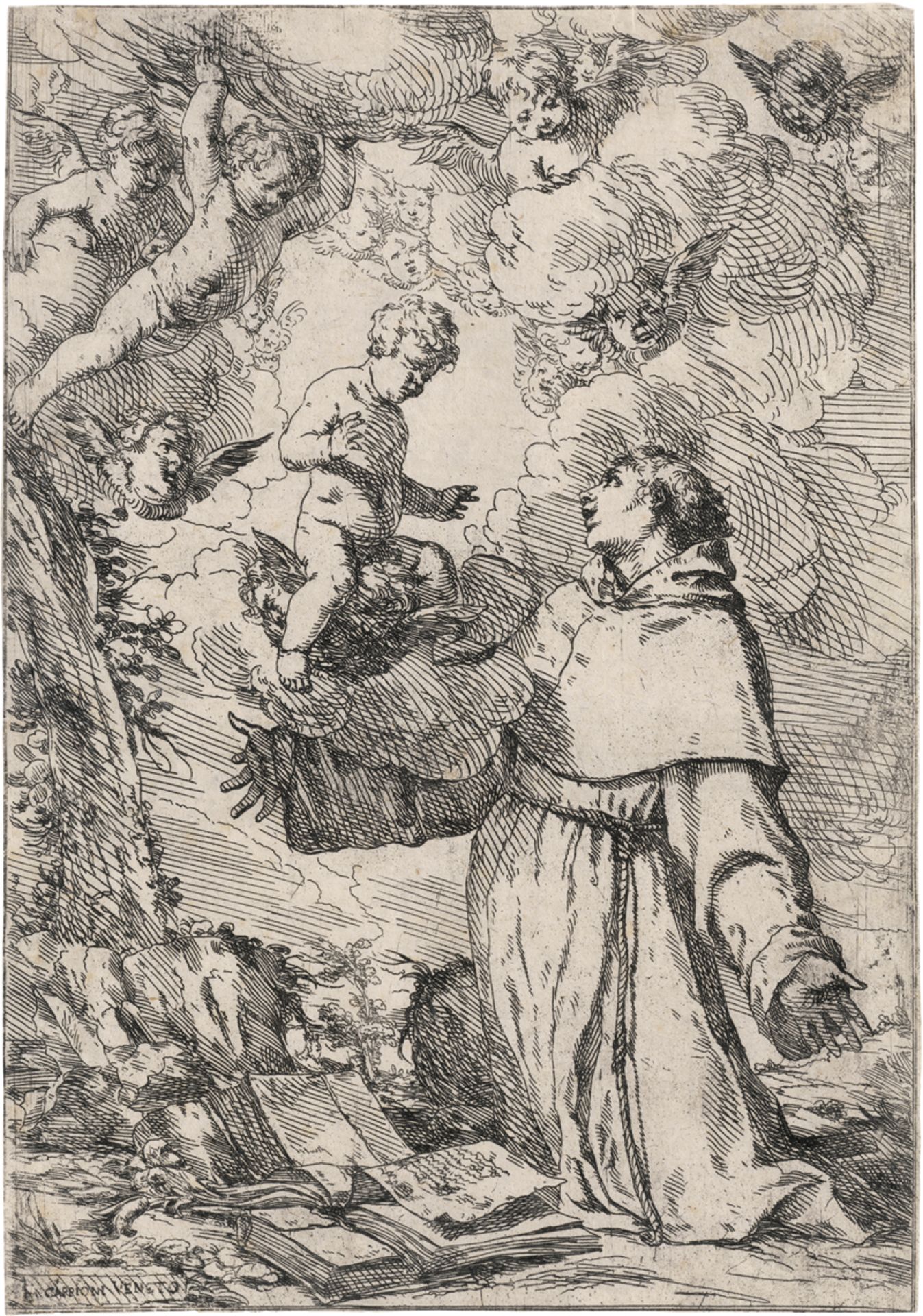 Carpioni, Giulio: Der hl. Antonius von Padua - Bild 2 aus 2