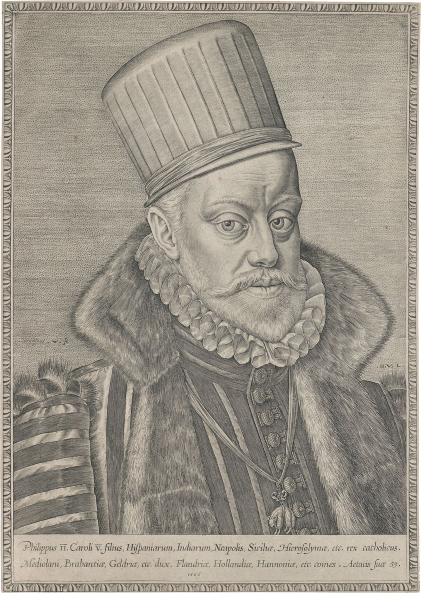 Wierix, Hieronymus: Philipp II., König von Spanien