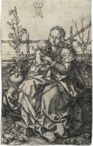 Aldegrever, Heinrich: Die Jungfrau mit dem Kind auf der Rasenbank