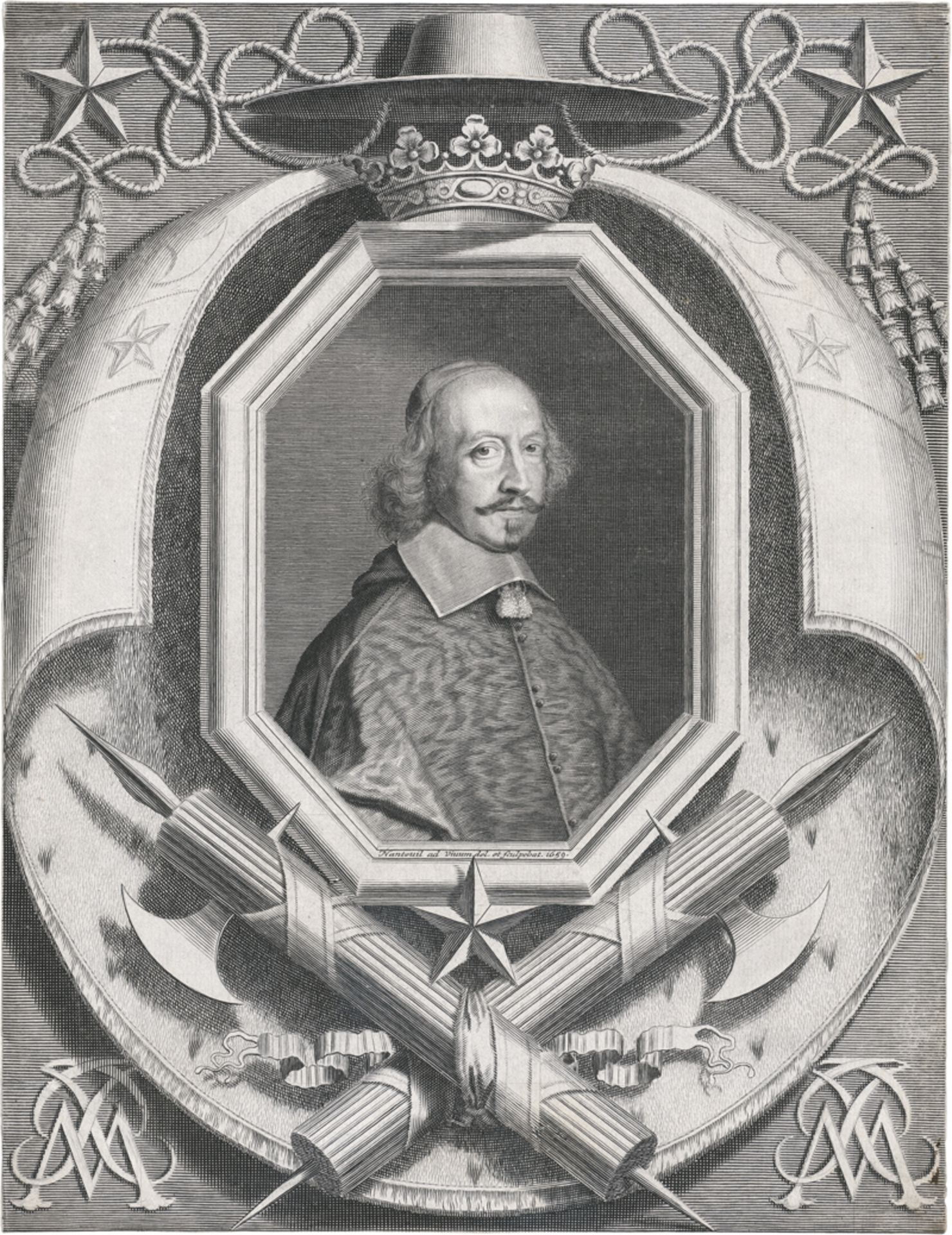 Nanteuil, Robert: Brustbildnis des Kardinal Jules Mazarin