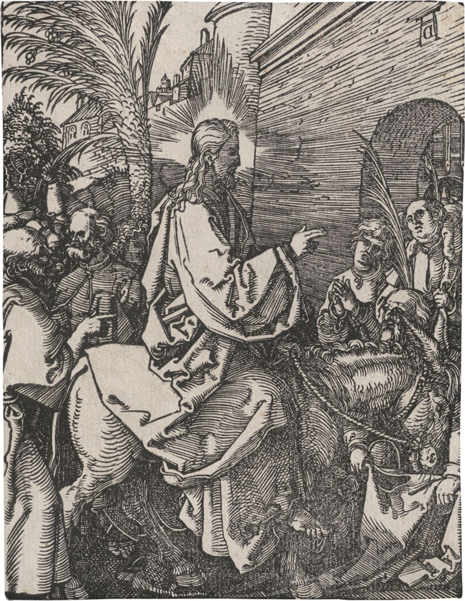 Dürer, Albrecht: Einzug Christi in Jerusalem; Veronika zw. St. Peter und ...