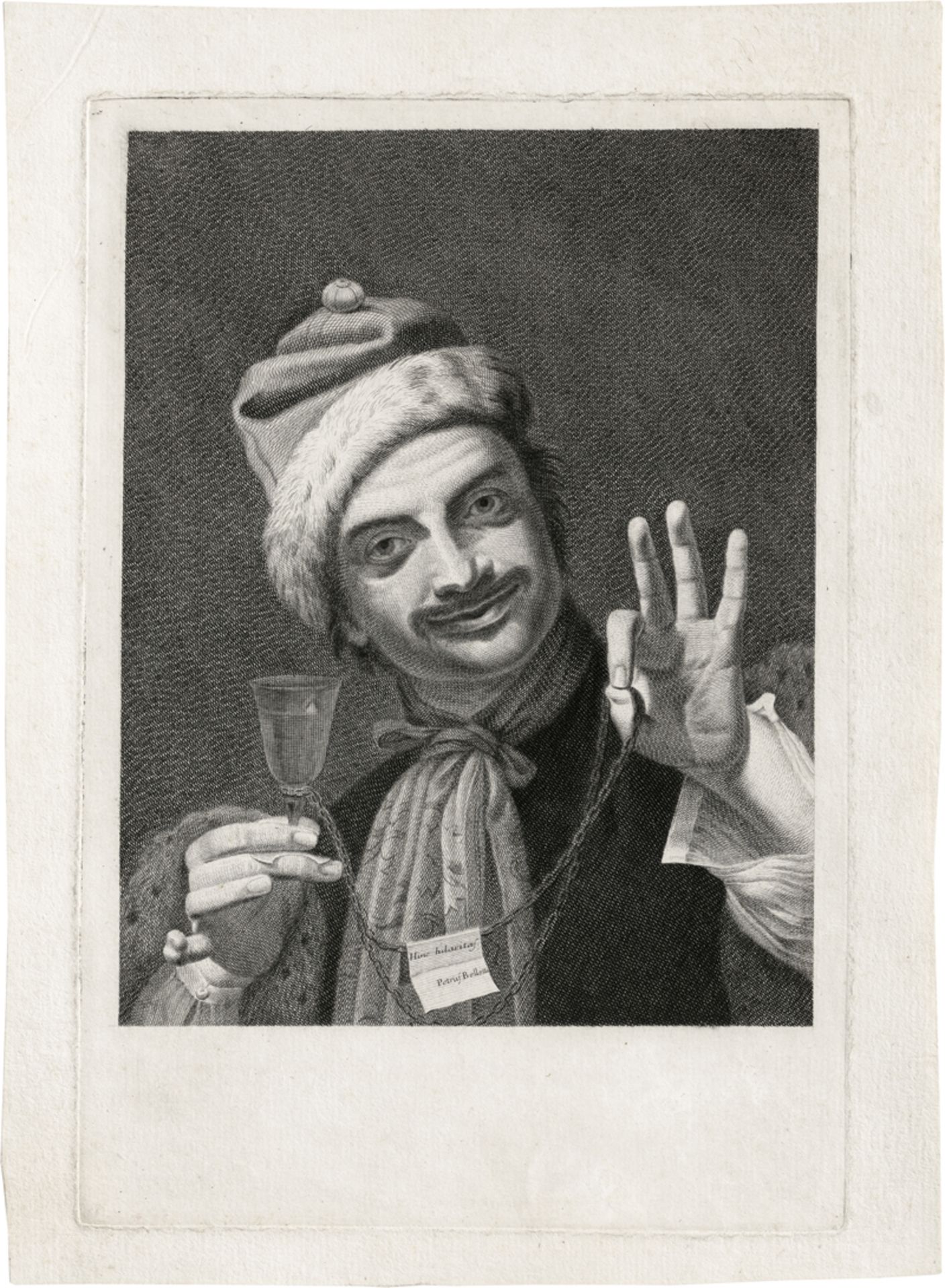 Pazzi, Pietro Antonio: Hinc hilaritas (Der fröhliche Trinker)