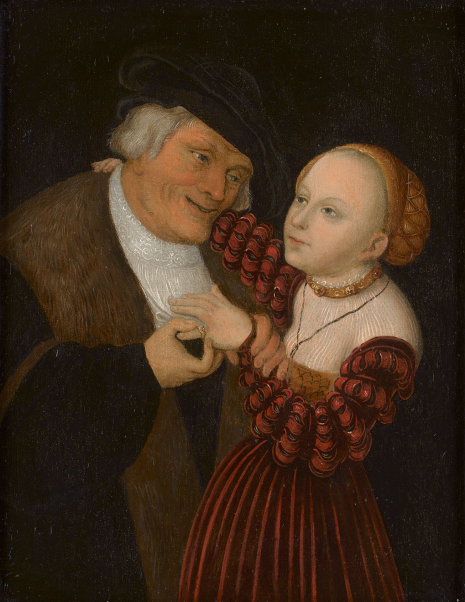 Cranach d. J., Lukas - Schule: Der verliebte Alte