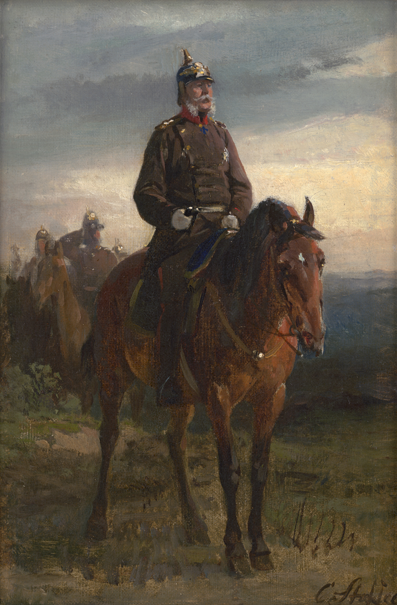 Steffeck, Carl Constantin Heinrich: Kaiser Wilhelm I. zu Pferd