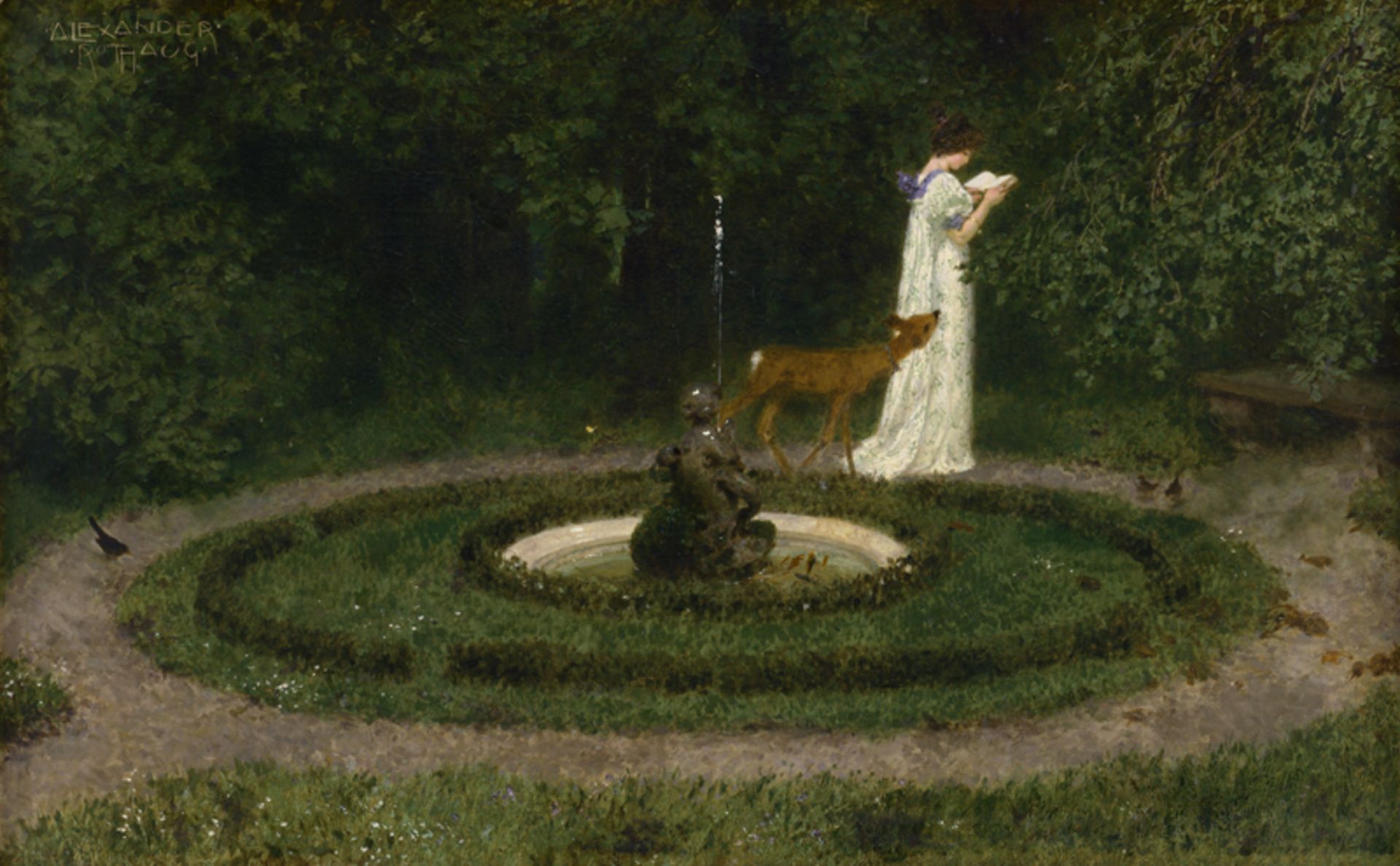 Rothaug, Alexander: Idyll am Brunnen