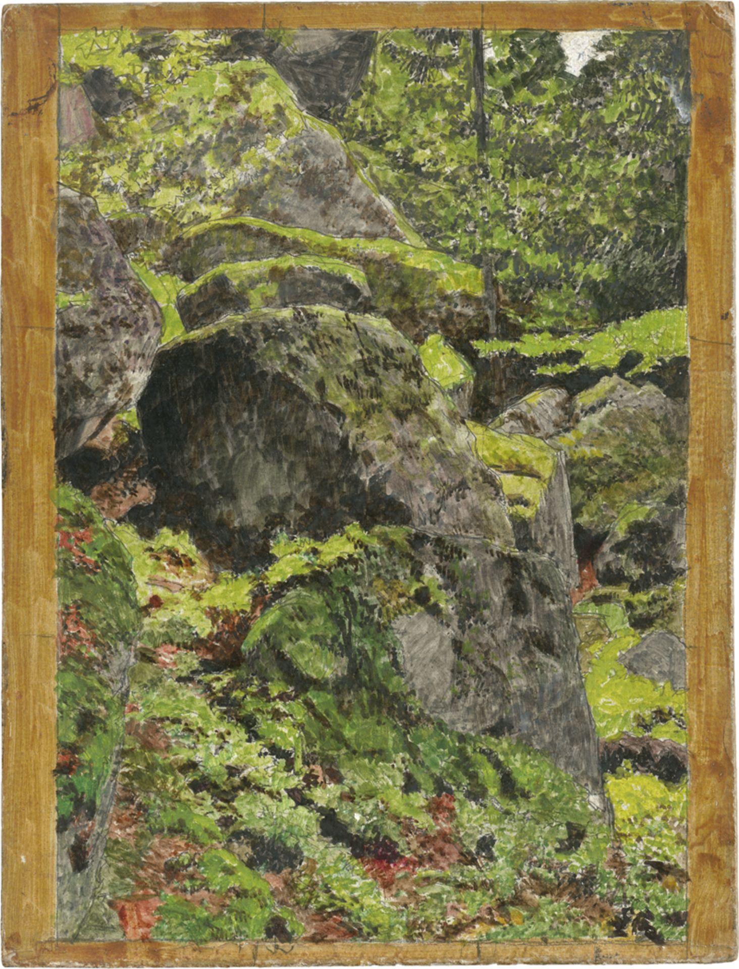 Rothaug, Alexander: Felsige Landschaft / Senftenberg