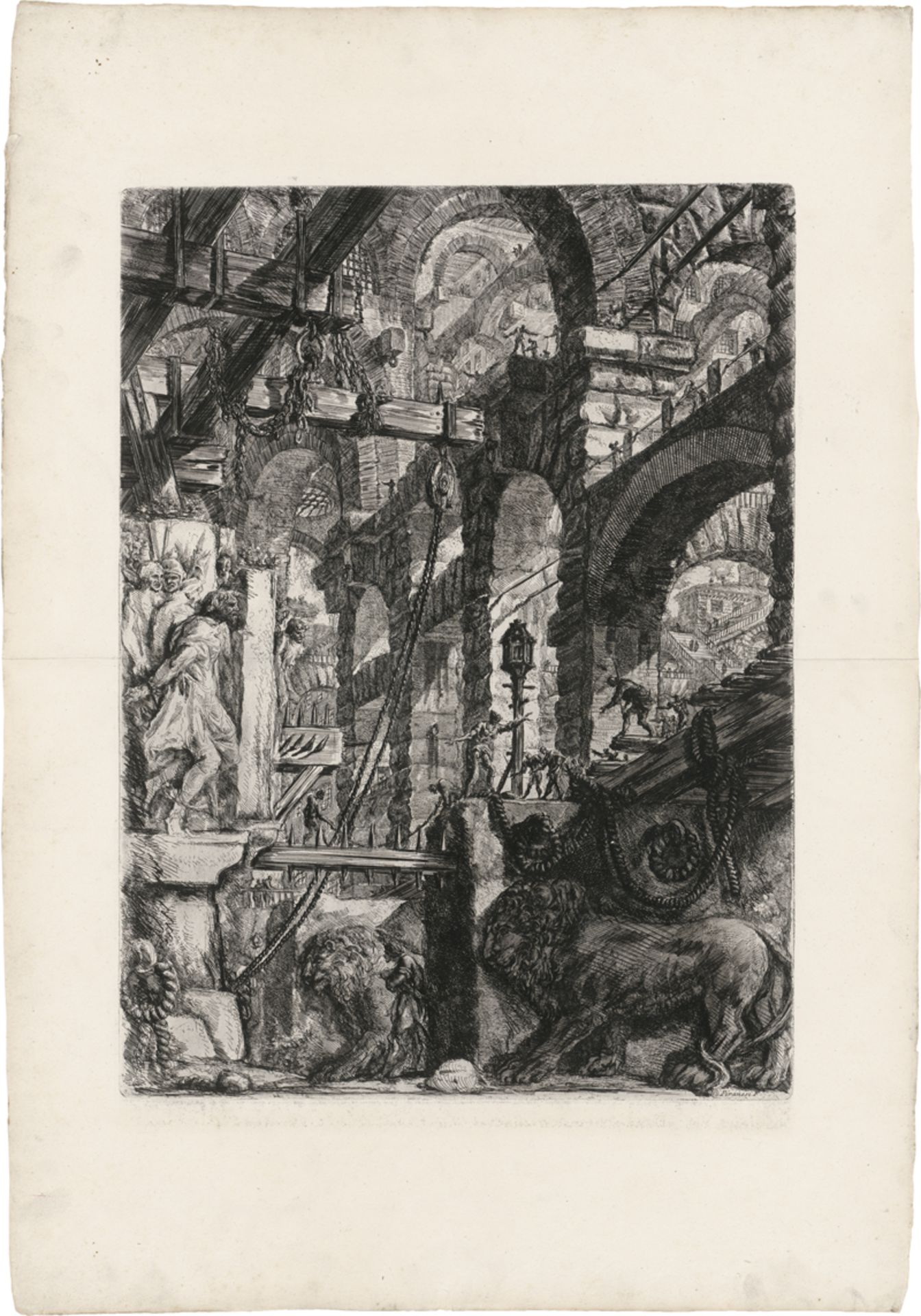 Piranesi, Giovanni Battista: Das Löwenrelief