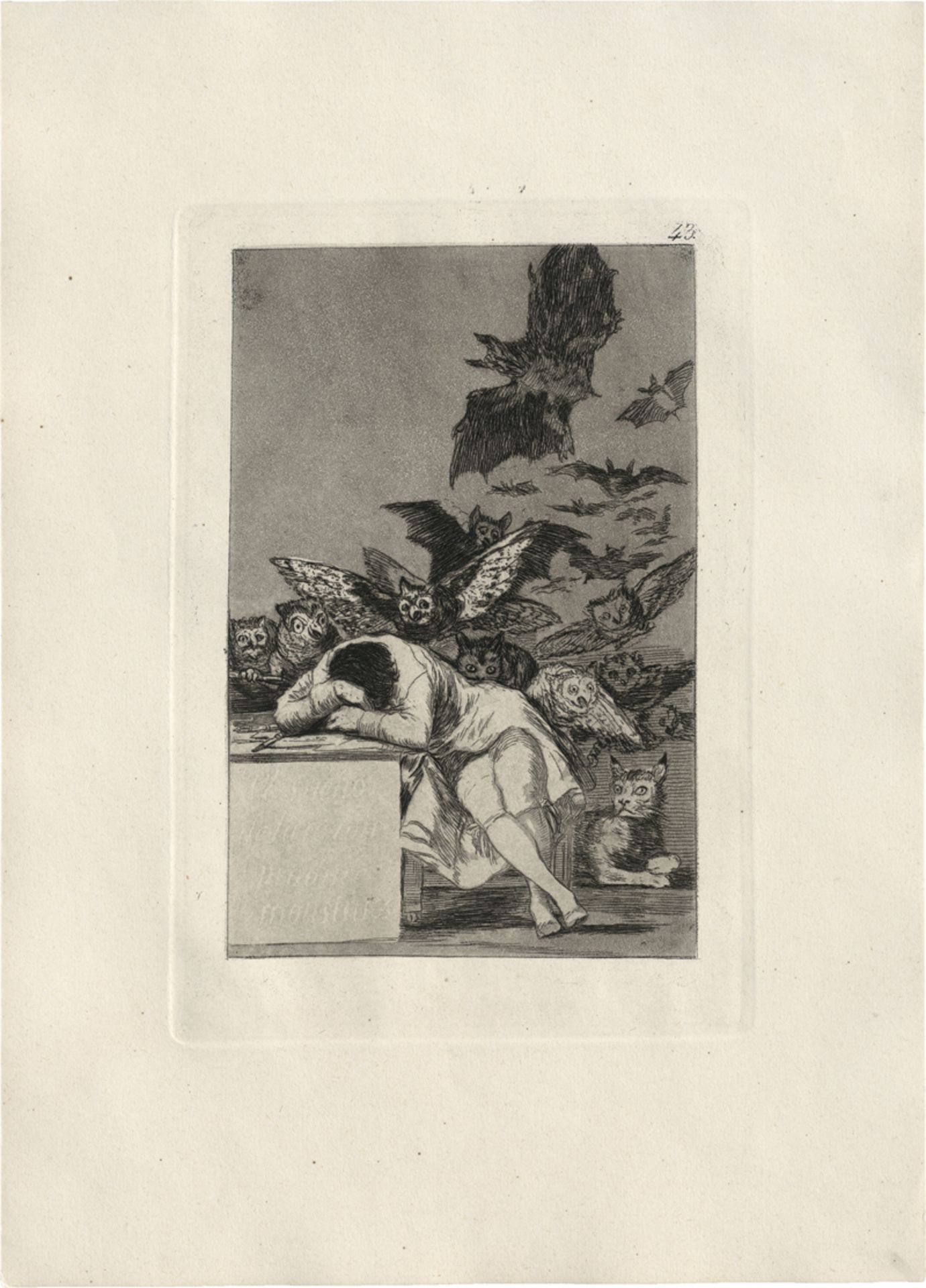 Goya, Francisco de: El Sueno de la Razon produce Monstruos