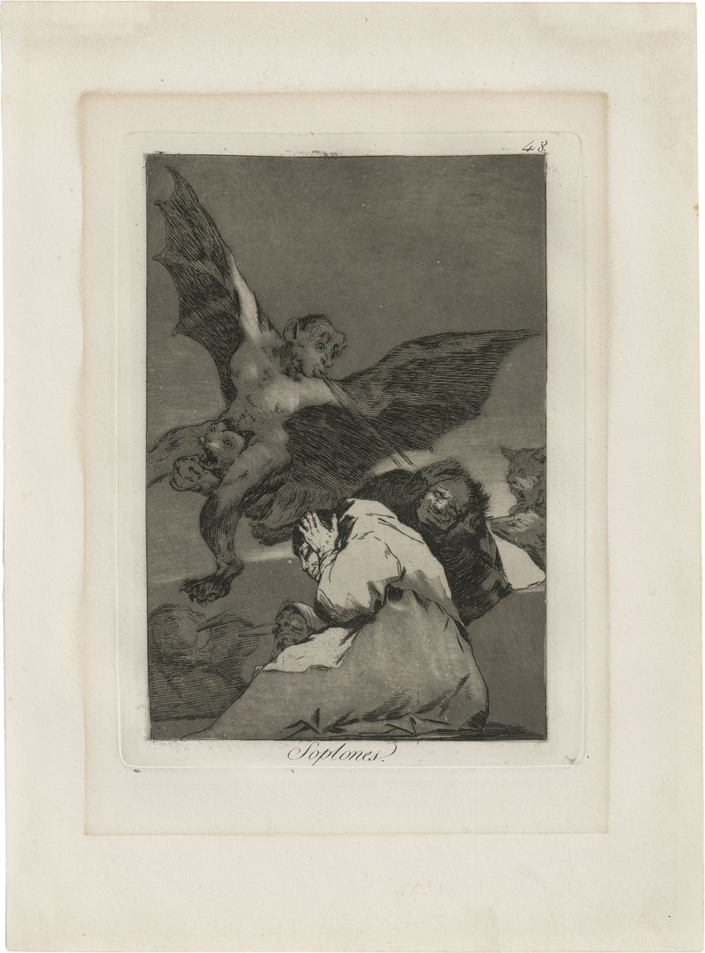 Goya, Francisco de: Soplones - Image 2 of 2