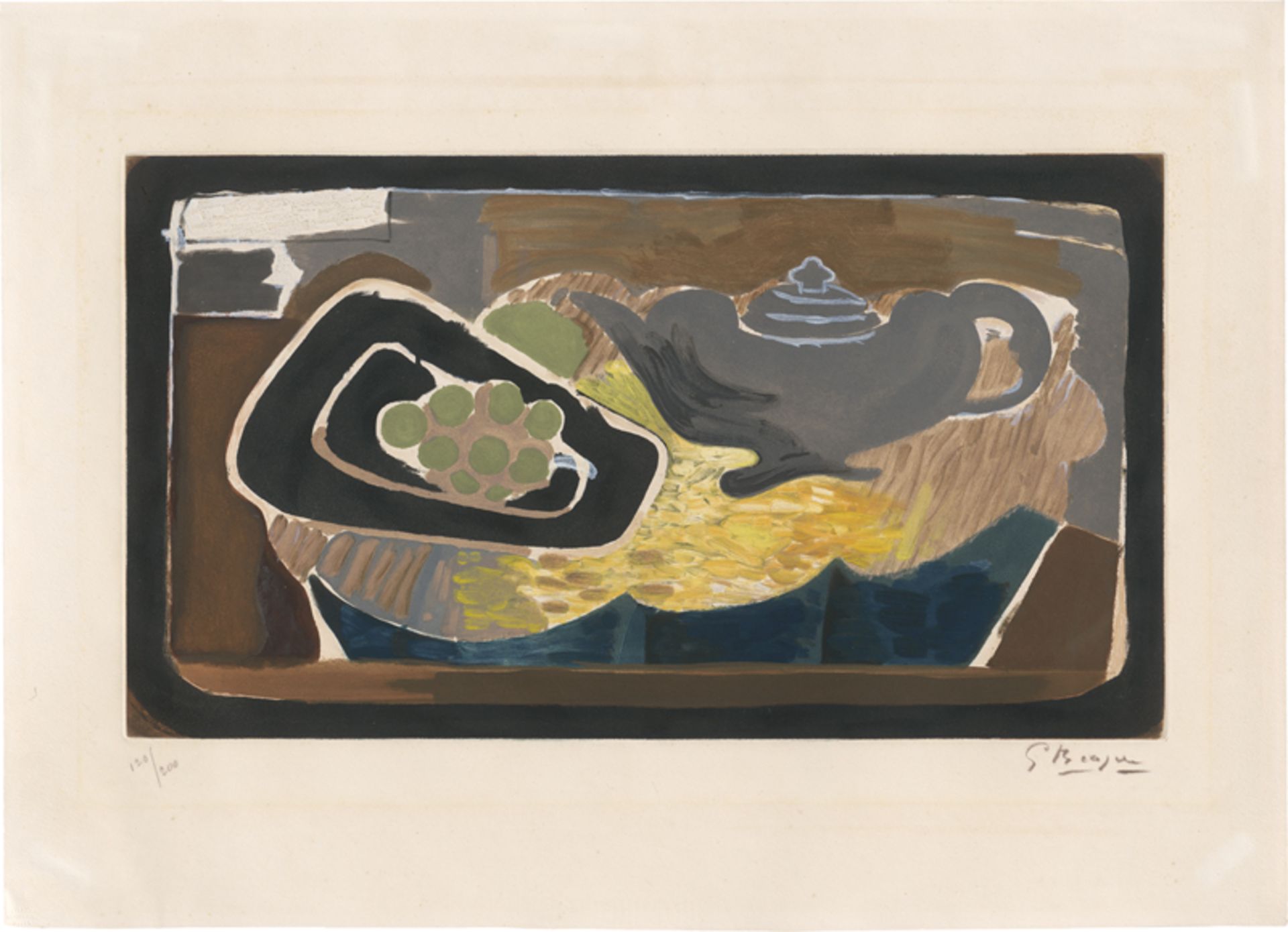 Braque, Georges - nach: Théière et Raisin