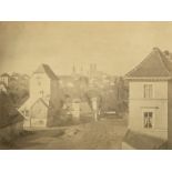 Hanfstaengl, Franz: View of the city of Munich over the Gasteig