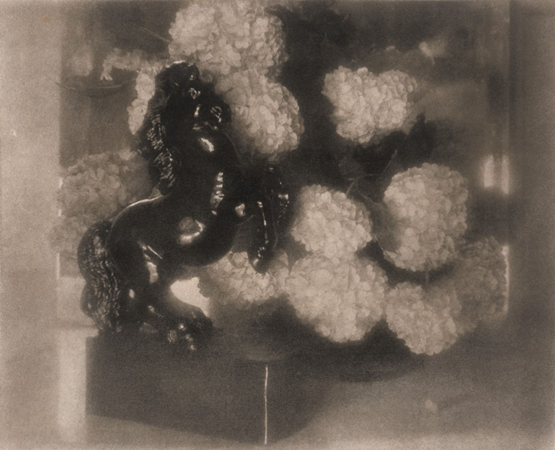 Kühn, Heinrich: Still Life with Horse Figure designed by Michael Powolny...