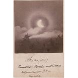 Osti, Henri: Solar eclipse with corona, Uppsala