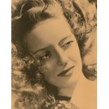 Film Photography: Studio portrait of Bette Davis