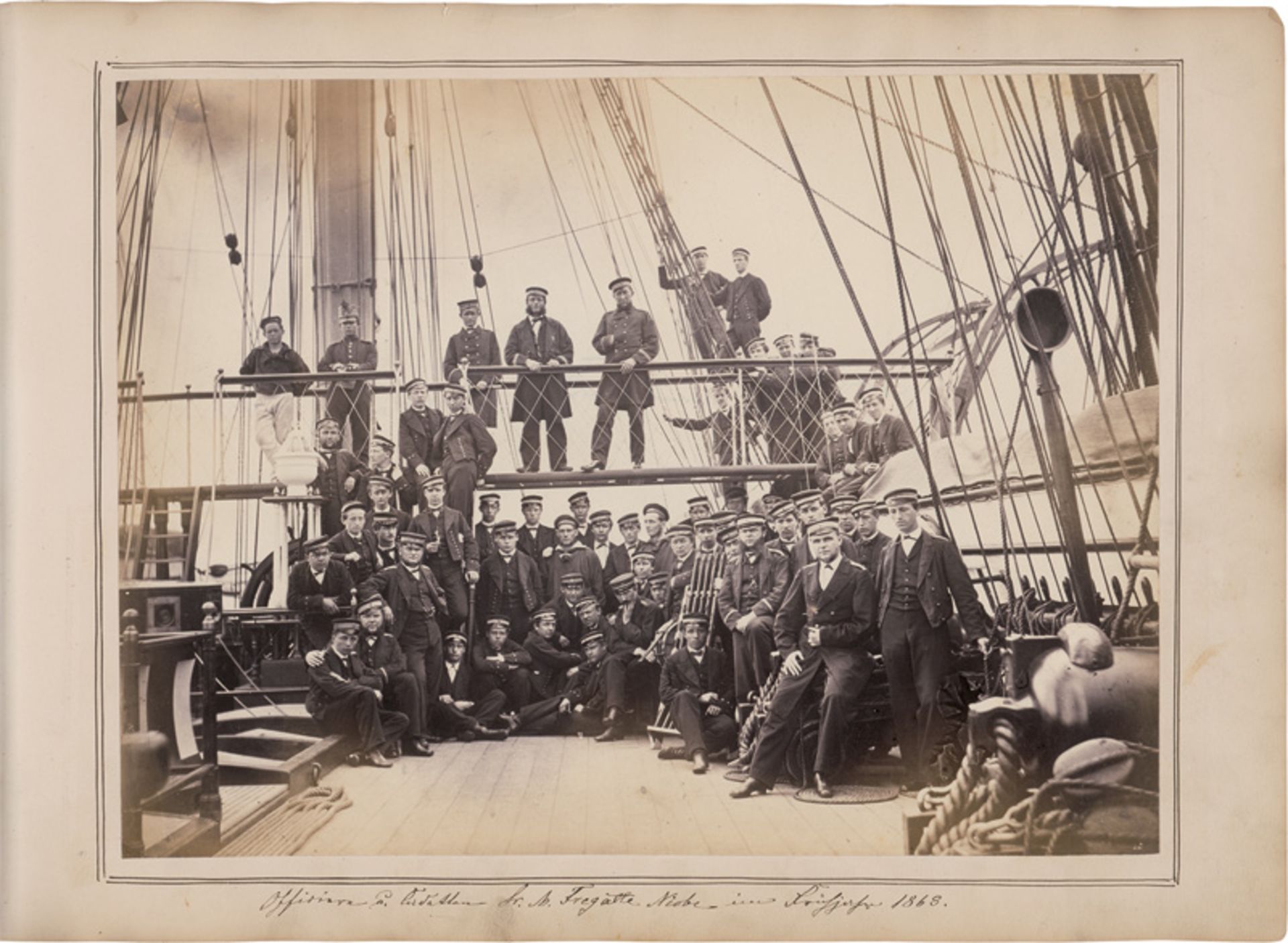 Naval History: Souvenir album of Corvetten Capitain Adolph Wilhelm Berg...