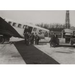 Aviation: Images of the first stage of construction of Tempelhof A...