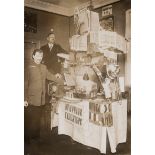 Dada Berlin: Johannes Baader next to his object "Germany's Greatness ...