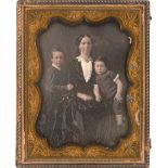 Daguerreotypes: Portrait of a mother and her two sons