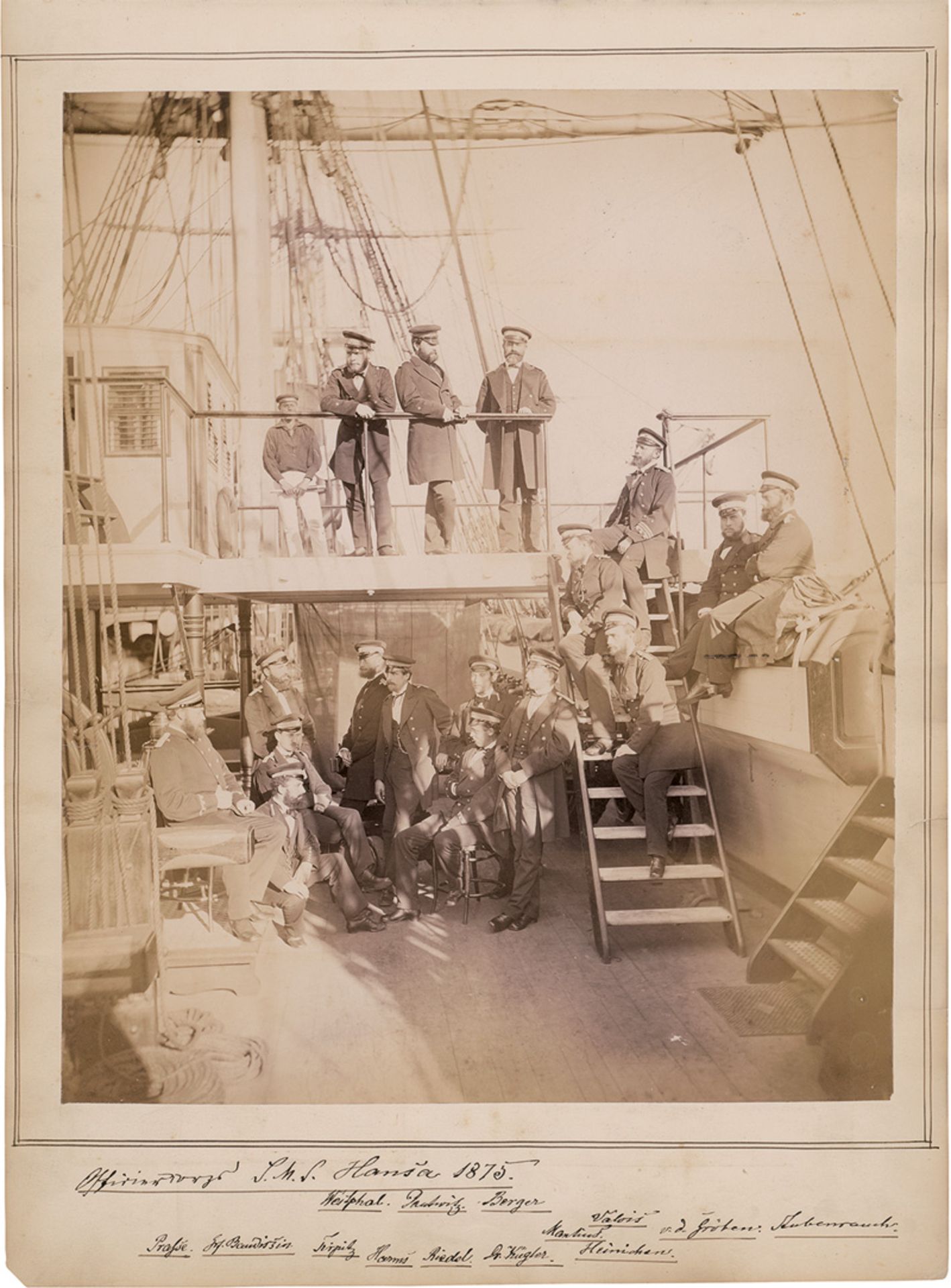 Naval History: Souvenir album of Corvetten Capitain Adolph Wilhelm Berg... - Bild 3 aus 5