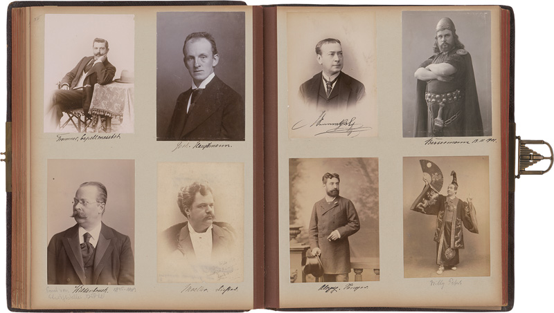 Opera & Theater: Album with portraits of mainly German opera and theater ... - Image 2 of 3