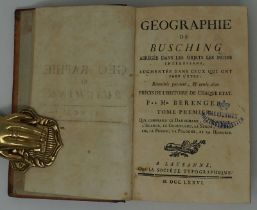 Büsching, Anton Friedrich: Geographie de. Abrègè dans les objets les moins intéress...