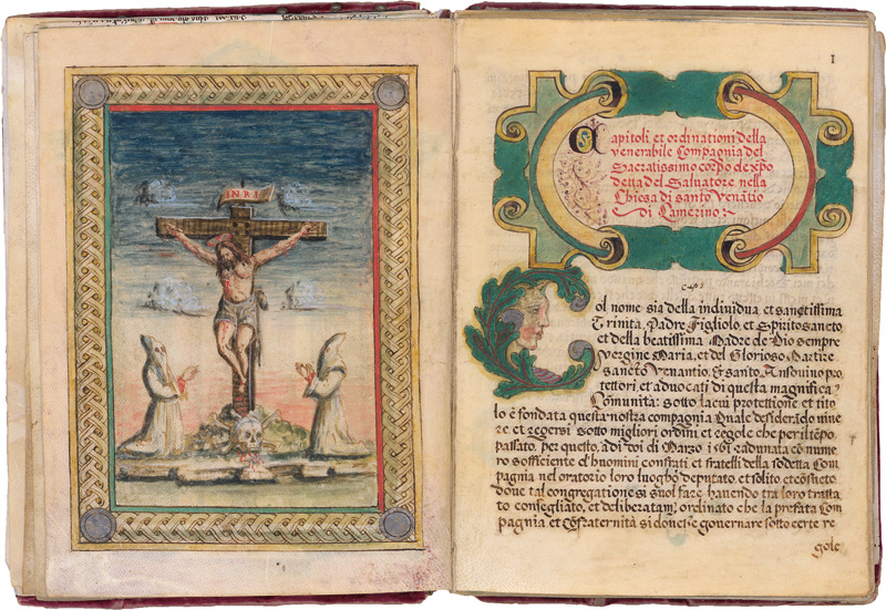 Statutenbuch: Italienisches Manuskript, mit Vorsätzen aus einem latein... - Image 2 of 2