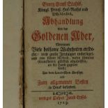 Stahl, Georg Ernst: Abhandlung von der Goldenen Ader