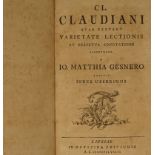 Claudian: Quae extant varietate lectionis et perpetua adnotatione
