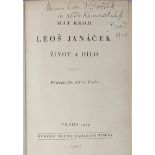 Brod, Max: Leos Janacek (Widmungsexemplar)