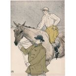 Toulouse-Lautrec, Henri de: Le Jockey se rendant au poteau