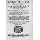 Fioravanti, Leonardo: Il reggimento della peste (und: La cirurgia)