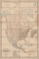 Brué, Adrien-Hubert und Amerika: Nouvelle carte de l'Amerique septentrionale