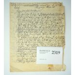 Hertz, Wilhelm: Brief an Hermann von Schulze-Gaevernitz