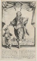 Callot, Jacques: Porträt des Malers Claude Deruet